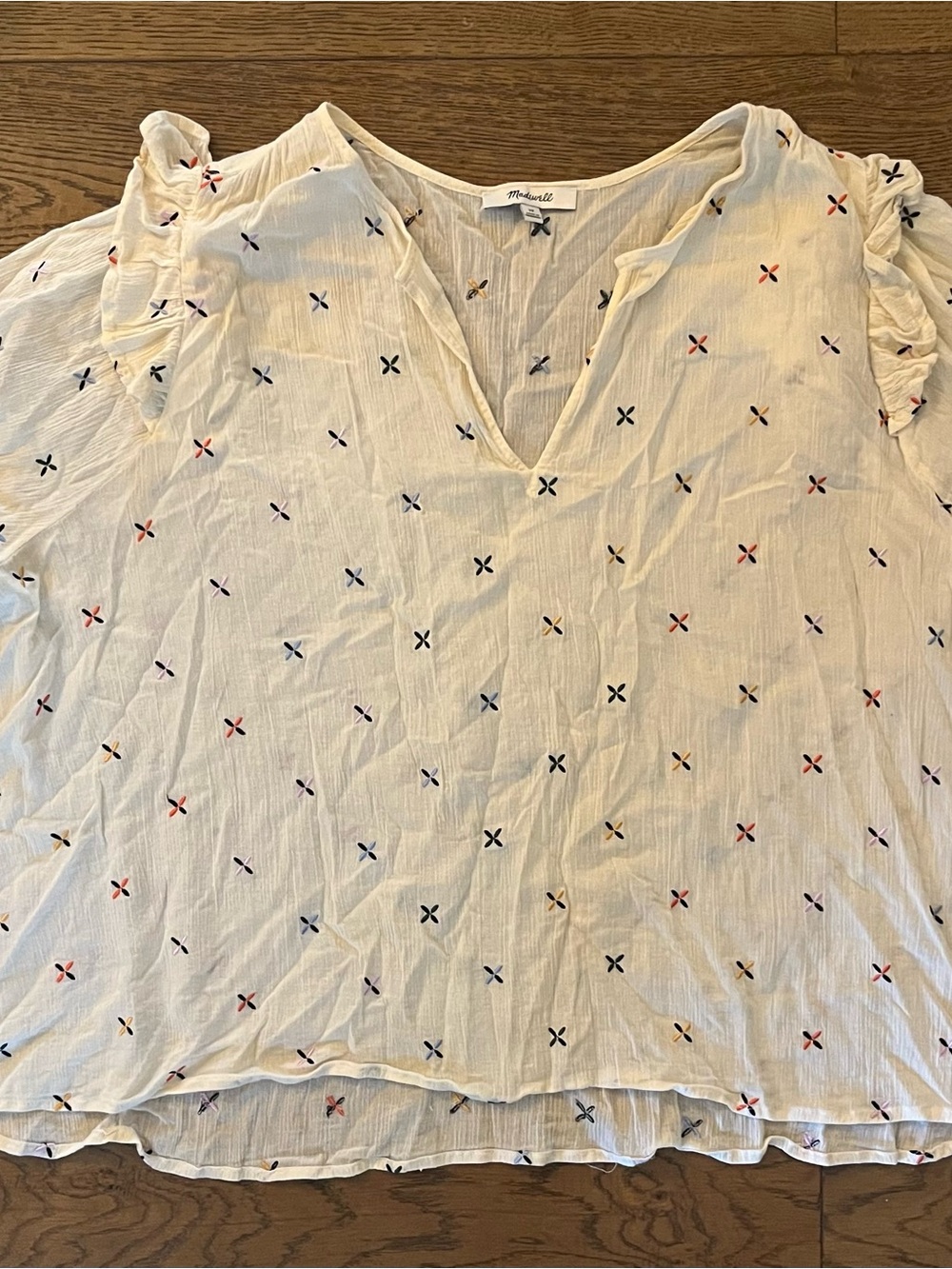 Madewell Embroidered Gazebo Top